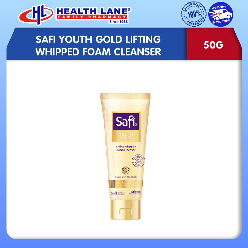 SAFI YOUTH GOLD LIFTING WHIPPED FOAM CLEANSER 50G